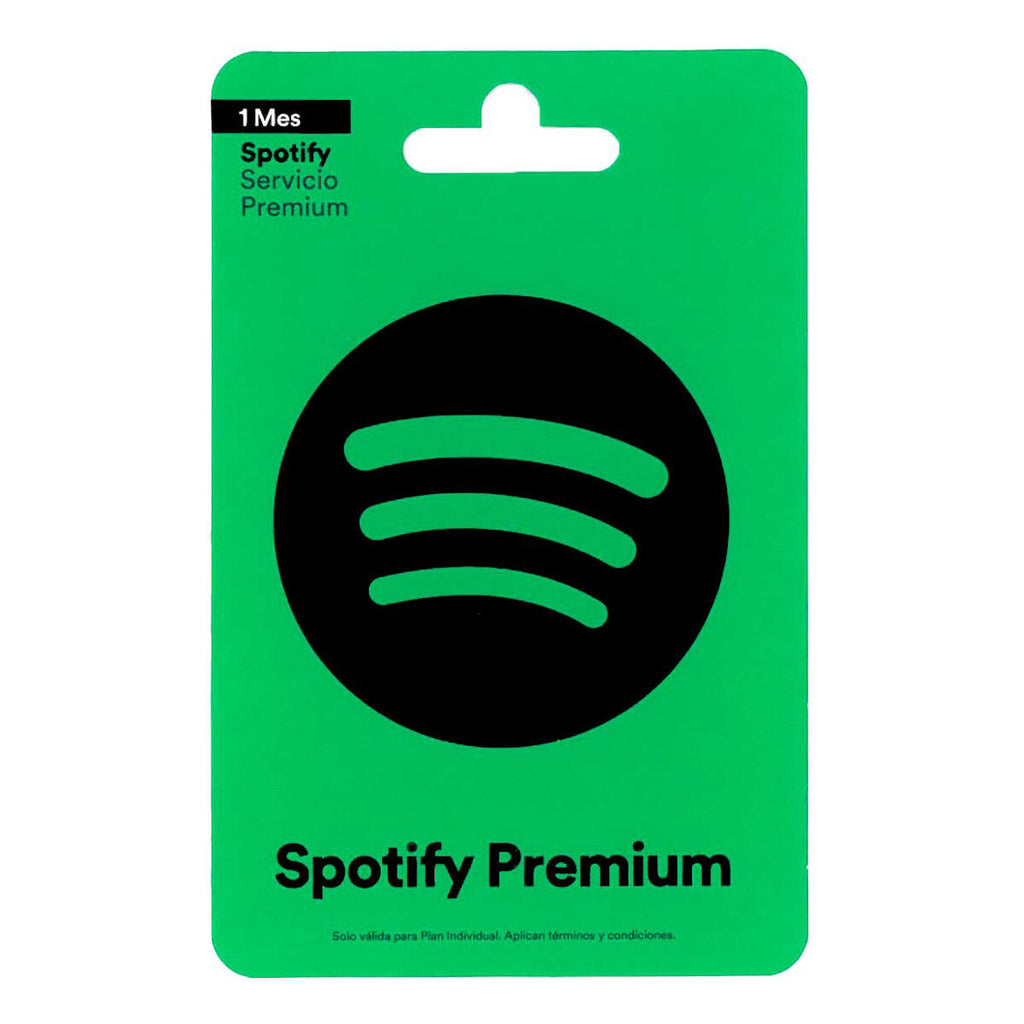 Tarjeta Prepagada Spotify Física de $129