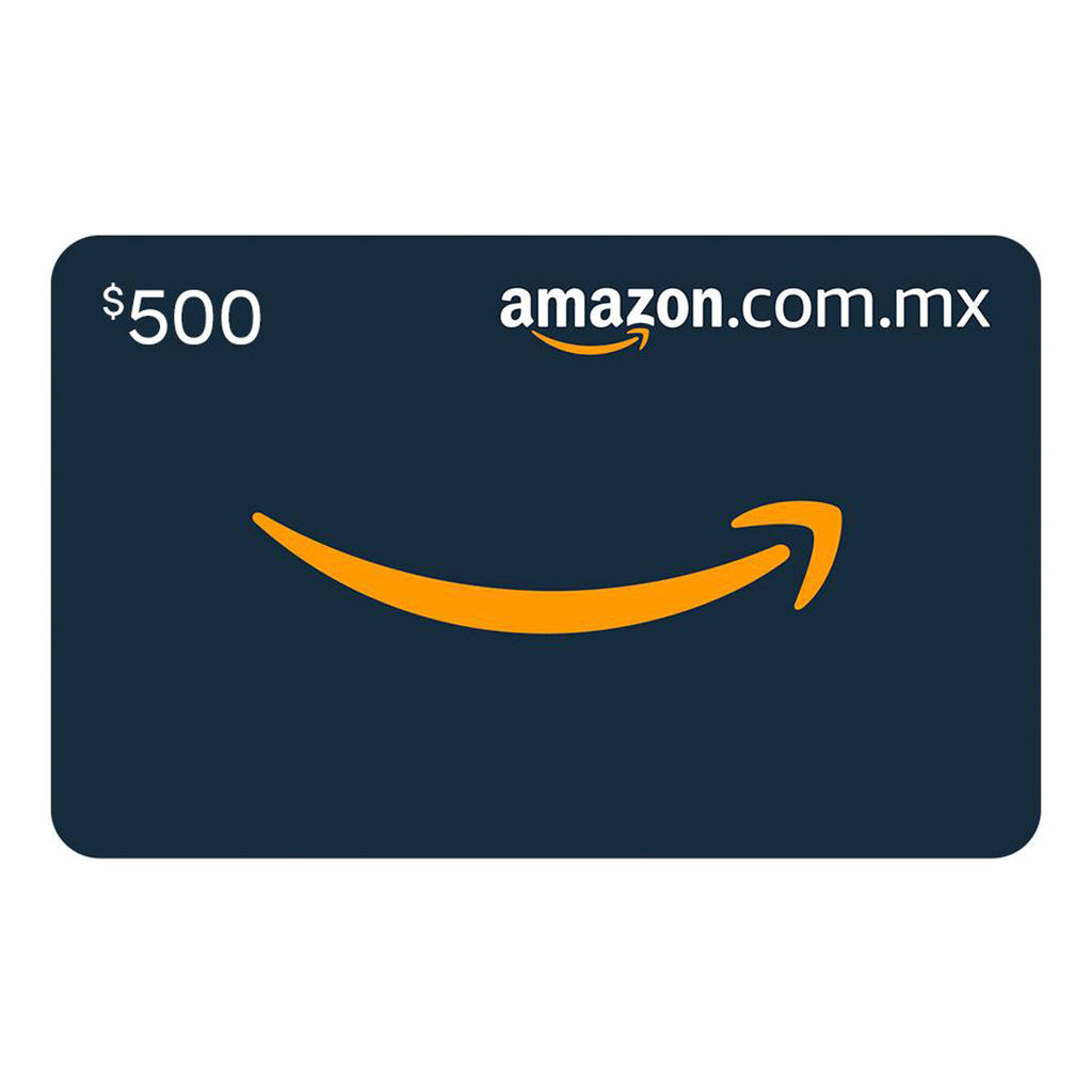 Tarjeta Prepagada Amazon Física de $500