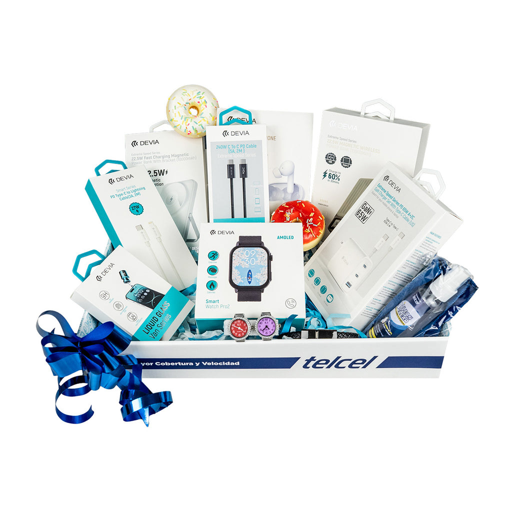 Canasta Devia de Kit del Viajero Tecnológico